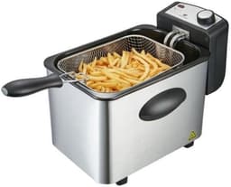 Friteuse - Frituurpan - Lekker Frituren - Mechanische Bediening - 4 Liter - Roestvrij staal — thumbnail 4