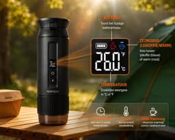 Yemtech® 4 in 1 Draagbare Koffiemachine - Draagbare Espressomachine - Espresso - Filterkoffie - 100 ml - Mini Koffiemachine - Oplaadbaar 9600mAh - Pour-Over Filterkoffie — thumbnail 5