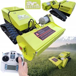 Grassor AgroForce 800E-10 Bijakmaaier - Elektrische Mulcher - 80 cm, 3000W, 8 kWh — thumbnail 1