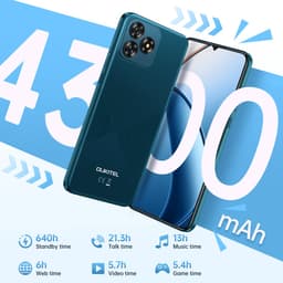 OUKITEL C53 mobiele telefoon, 6,6 inch HD, 8GB RAM+64GB uitbreidbaar tot 1TB, 4300mAh batterij, 13MP camera, Android 14 — thumbnail 3