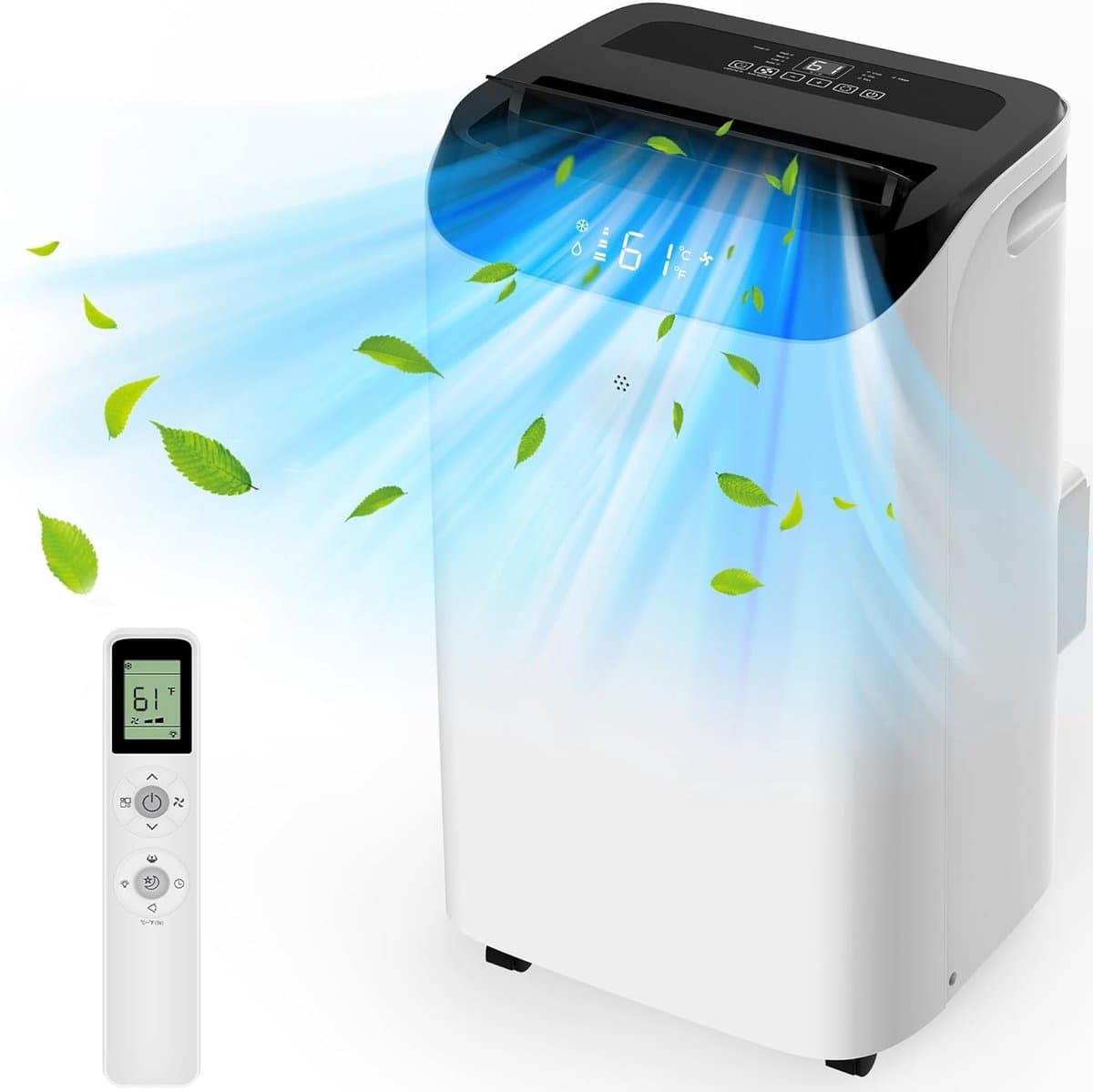 Mobiele Airco 14000 BTU – 3-in-1 Airconditioner – Ontvochtiger – Ventilator – Afstandsbediening — afbeelding 1