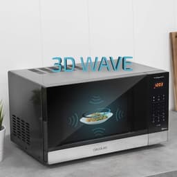 Magnetron - Oven - Snel opwarmen - Ready2Clean coating - 23 liter - Zwart RVS — thumbnail 3