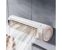 Ventilator - 3 Verstelbare Snelheden - USB Oplaadbare Vloer- en Wandventilator - Geschikt voor Keuken Kleine Ruimtes en Appartementen - 1 Stuk — afbeelding 1
