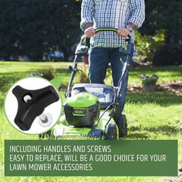 4-pack - Grasmaaier handvat schroeven - Universele grasmaaier moeren en bouten - Grasmaaier accessoires, vervangende bouten, driehoekige handgrepen, geschikt voor de meeste grasmaaiers — thumbnail 3
