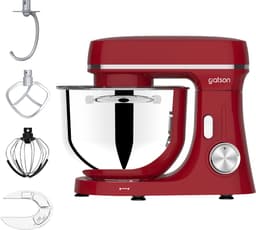 Gatson 2000W Keukenmachine - 6,2L Mengkom - Dubbele Handvatten - Keukenrobot - Keukenmixer - Foodprocessor - Mixer Met Mengkom — thumbnail 1