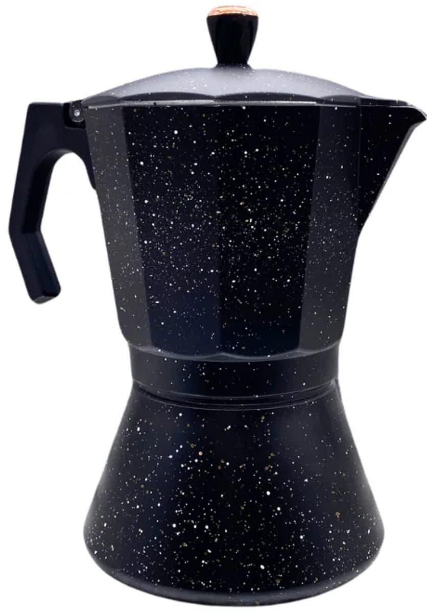 Moka Pot 12 Kops – Percolator Inductie – RVS en Aluminium Espressomaker – Espresso Koffiemaker — afbeelding 1