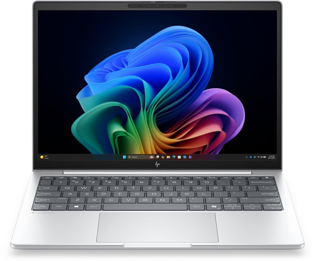 HP EliteBook 8 G2i 13 Next Gen AI PC Copilot+ PC Intel Core Ultra 7 355 Laptop 33,8 cm (13.3") WUXGA 32 GB LPDDR5x-SDRAM 512 GB SSD Wi-Fi 7 (802.11be) Windows 11 Pro Zilver QWERTY — afbeelding 1