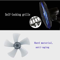 Wandventilator - Muurventilator - Ruimte Koelen - Zwenkfunctie Afstandsbediening - 200 cm snoer - Mechanisch — thumbnail 2