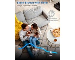 Ventilator Plafondlamp - Licht met Ventilator - Comfort Verhogend - App en Afstandsbediening - 90 cm Diameter - Goud