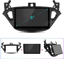 Junsun Linux Draadloos Carplay & Andriod Auto Geschikt voor Opel Corsa E 2015-2019 Adam - 9 Inch HD TouchScreen - Bluetooth - Navigatie - Stuurwielbediening - WiFi - FM - RDS- Airplay — thumbnail 2