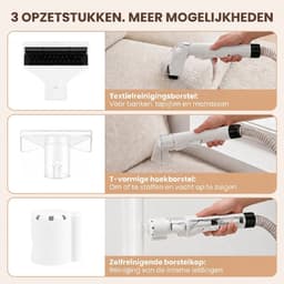Tapijtreiniger en Vlekkenreiniger - Vuil- en Vochtopname - 16 kPa - Voor Bank, Tapijt en Auto — thumbnail 5