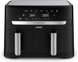 Heteluchtfriteuse Dubbele Lade - Airfryer XL - Complete Maaltijd Bereiden - Twee Zones Gelijk - 83 Liter - Zwart — thumbnail 1