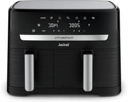 Heteluchtfriteuse Dubbele Lade - Airfryer XL - Complete Maaltijd Bereiden - Twee Zones Gelijk - 83 Liter - Zwart