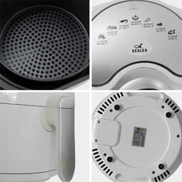 Airfryer Oven - Friteuse Zonder Olie - Gezond Koken - Snelle Verwarming - 2.6 Liter - Wit — thumbnail 2