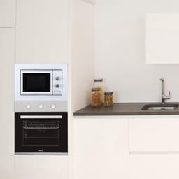 Inbouw Magnetron - Compacte Oven - Snel Maaltijden Bereiden - Mechanische Timer - 20 Liter - Wit — thumbnail 2