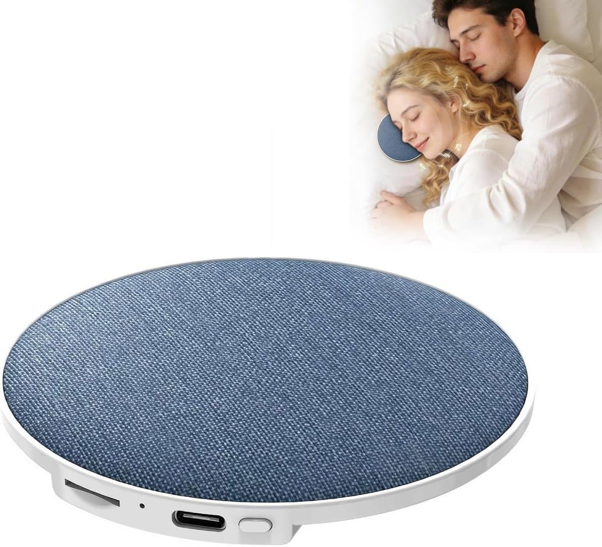 Pillow-Luidspreker-Bluetooth-5.4-TF-Kaart-Witte-Ruis-HiFi-Geluid-Lange-Batterijduur-Onder-Kussen — afbeelding 1