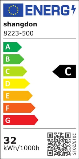 Plafondventilator met verlichting - Zwart - LED Ring 32W - Ø 50cm - Fluisterstil - App & Afstandsbediening - Dimbaar - Plafondlamp woonkamer - Plafonniere slaapkamer - Plafondlampen - Ventilator plafond — thumbnail 2