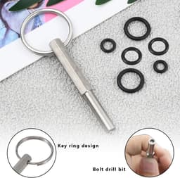 Solidchoice - Jura Ovale kopsleutel, ovale kopsleutel met sleutelring, ovale kopsleutel Jura, koffiezetapparaten ovale kop reparatie gereedschap, voor Jura/Krups/Aeg volautomatische koffiemachines — thumbnail 5