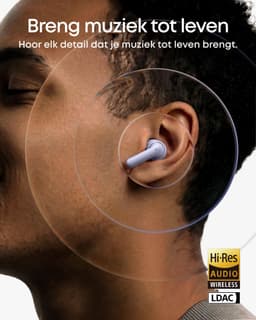 soundcore Anker P42i Draadloze Oordopjes, Adaptieve ANC Voor Dagelijks Geluid, Hi-Res Audio Met LDAC, Natuurlijke Modus Voor Concerten & Live Events, 56Uur Speeltijd, Al-Oproepen Met 6 Microfoons, Draadloos Opladen, IP55 — thumbnail 2