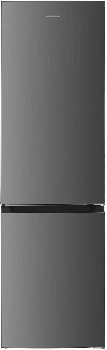 Heinner HCNF-HM253INVXD Koel-vriescombinatie – 253 L – Total No Frost – Inverter Compressor – Energieklasse D – Elektronische Bediening met Instelbare Thermostaat – LED-verlichting – RVS – 5 Jaar Garantie — afbeelding 1