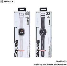 Remax WATCH33 - Smartwatch - AMOLED - IP68 - Vierkant scherm - Zilver — thumbnail 2
