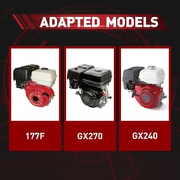SnelShoppen - Vervangende Recoil Trekstart voor GX240 GX270 177F 9PK 173F 8PK Motor Grasmaaier - Rood - Hoogwaardige Metaal en Kunststof - Eenvoudig t — thumbnail 4
