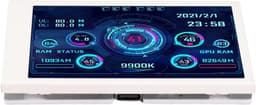 SnelShoppen - 3.5 Inch IPS USB Mini Scherm - Draagbaar Computer Temperatuur Monitor - PC CPU Gegevensmonitor - 320 x 480 Resolutie - Wit - Oogbescherm — thumbnail 5