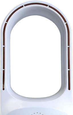 Bladloze Ventilator - Luchtcirculator Tafel - Persoonlijke Koeling - 120 Graden Oscillatie - 38x13x38 cm - Wit — thumbnail 5