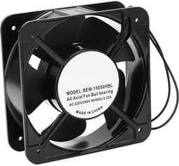 Axiale Ventilator - Luchtstroom Fan - Ruimte Koelen - Stille Werking - 185 CFM - Aluminium — thumbnail 3