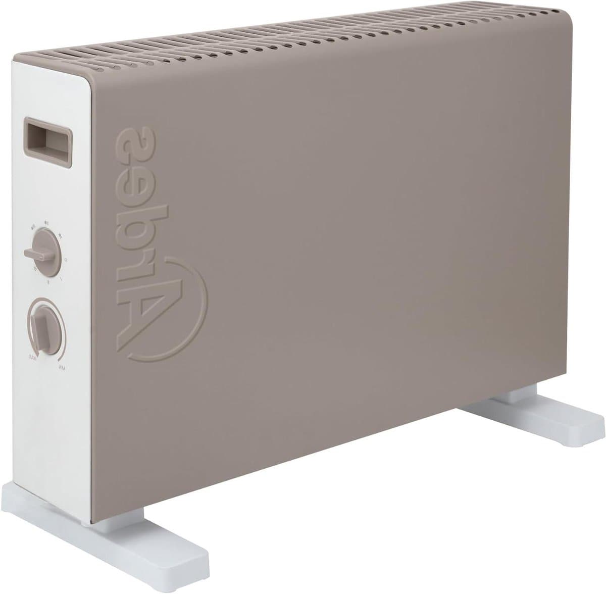 Convector Verwarming - Elektrische Kachel - Ruimte Verwarmen - Met Turbo Ventilator - 750-2000W - Grijs — afbeelding 1