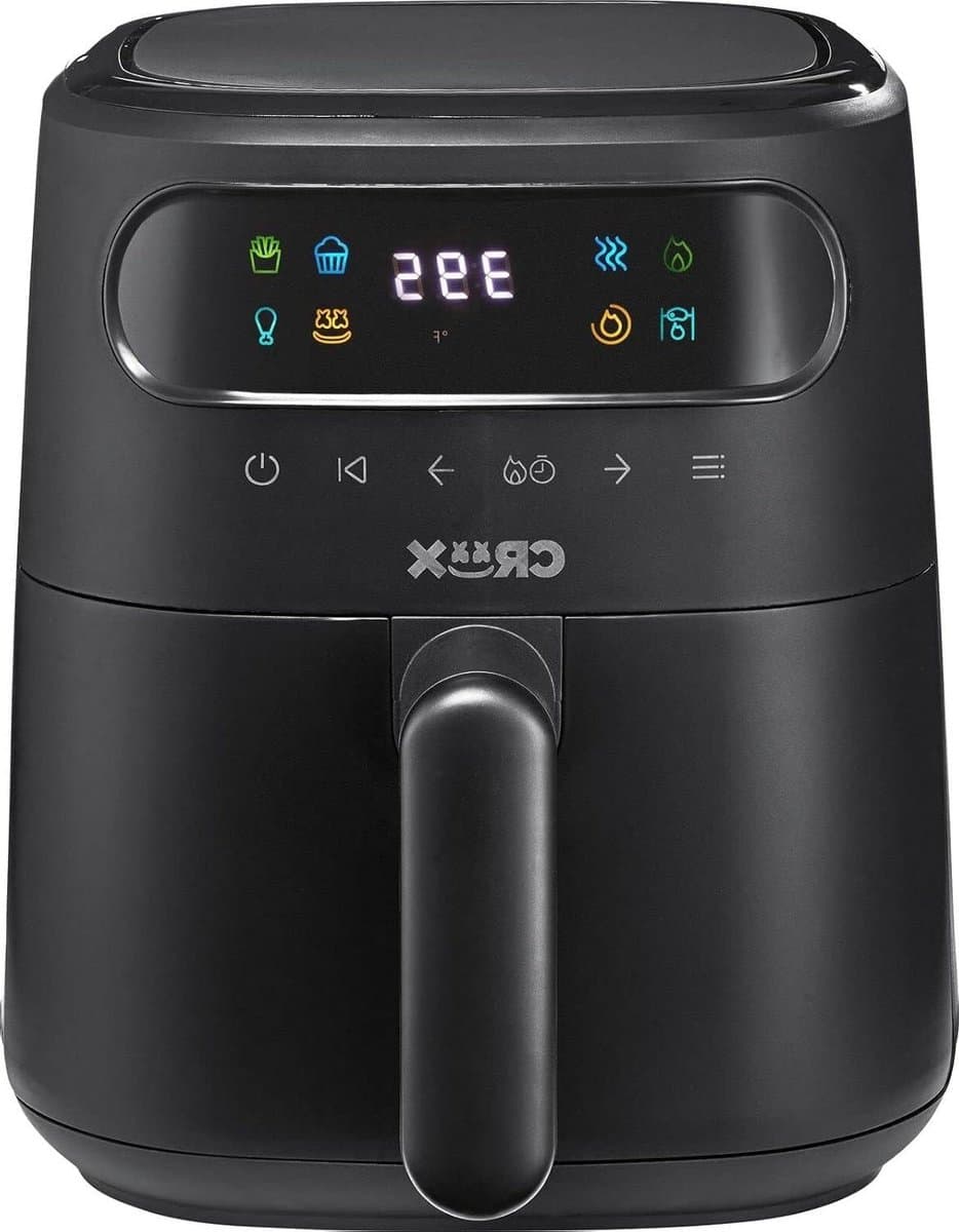 Digitale Luchtfriteuse - Airfryer - Gezond Bakken - Snelle Opwarmtijd - 3 Liter - Zwart — afbeelding 1