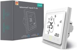 Intelligente Thermostaat - Wifi Regelaar - Verwarming Instellen - App Bediening - 5-35 Graden - Grijs — thumbnail 1