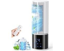 Luchtkoeler Aircooler 6-in-1 - Draagbare Ventilator met Mistfunctie - Timer - 3 Snelheden - Oscillatie — afbeelding 1