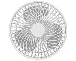Campingventilator met verlichting, oplaadbare USB-bureauventilator, draagbare kleine ventilator voor in de tent — afbeelding 1