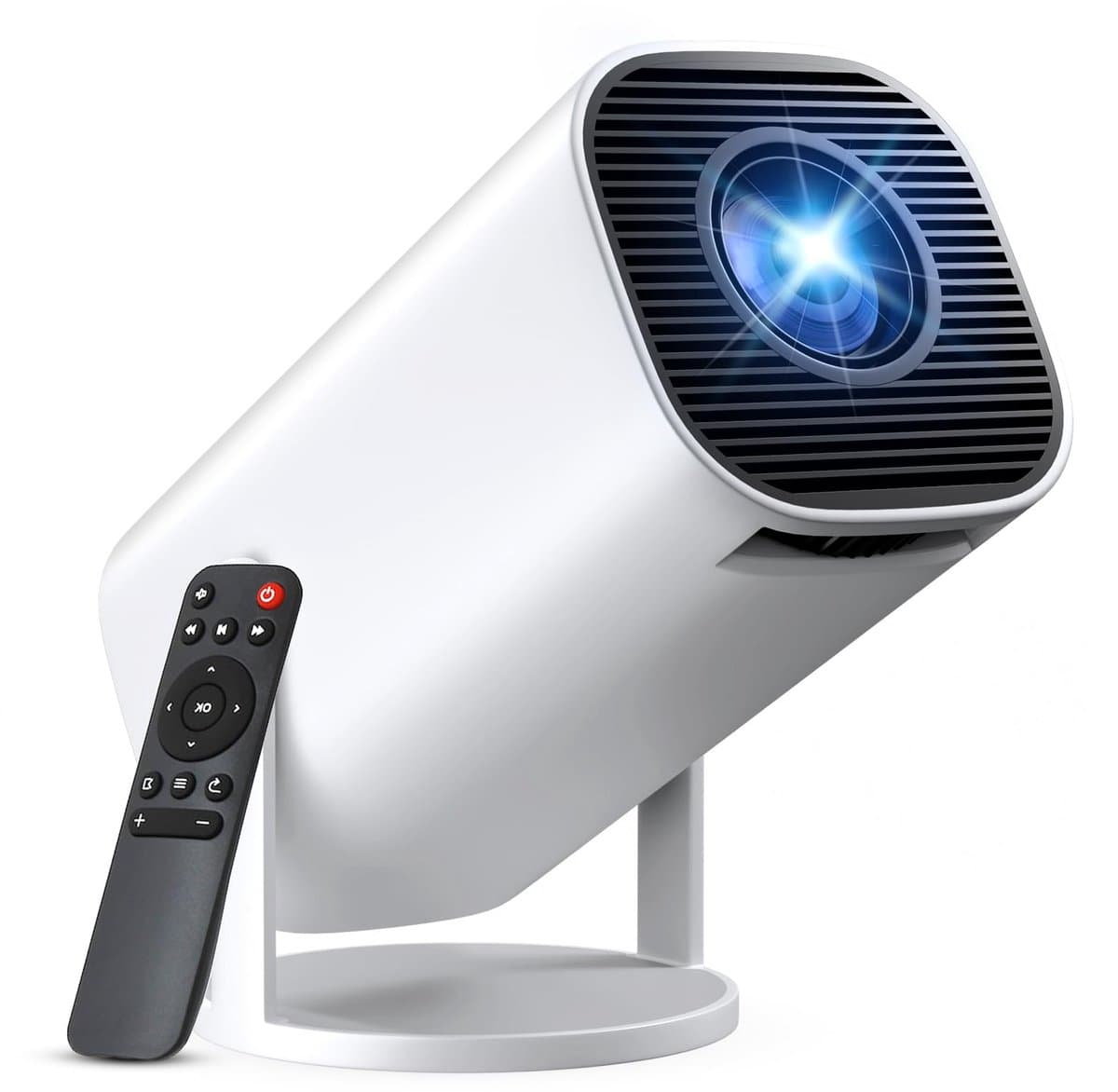 Mini-beamer, smart projector, Full HD 1080P, kleine beamer thuisbioscoop met WiFi 6 en Bluetooth 5.2, ondersteunt - ShopVlot — afbeelding 1