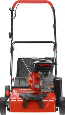 Benzine Grasmaaier - 196 cc Loncin Motor (4.1 kW) - Werkbreedte 38 cm - Inclusief 2 Rollen & 40L Opvangzak - Metalen Behuizing — thumbnail 3
