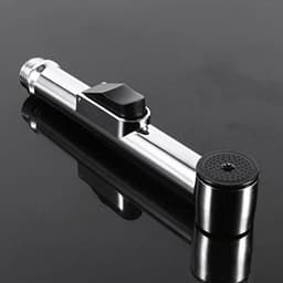 Shattaf, douchekop en toiletbidet, 2 stuks, draagbaar, verchroomd, ABS verchroomd, badkamer thuis — thumbnail 5