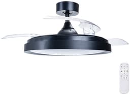 Led | Plafondventilator | LED Verlichting | Incl. Afstandbediening | 2700-6500K | Dimbaar | Ø106cm | Zwart — thumbnail 1
