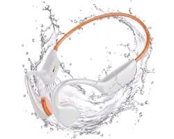 X7S - Bone Conduction Headphone – Open-Ear Sport Oortjes – Sport Hoofdtelefoon – Bluetooth Koptelefoon – IPX8 Waterbestendig – Hardlopen & Fitness – Wit