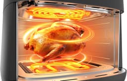 Solis Airfryer Uno - 7L Inhoud - Heteluchtfriteuse met Kijkvenster en Onderwarmte - 10 Programma's - 2200 W - PFAS-vrij - Zwart — thumbnail 5