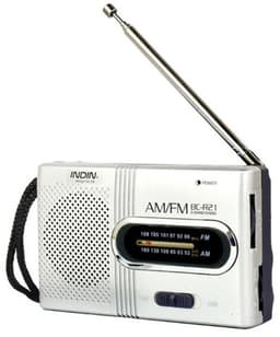 INDIN BC-R21 - Mini Radio op Batterijen - AM/FM - Draagbare Noodradio voor Rampen - Perfect voor Noodpakket - Werkt op AA-batterijen - Noodradio - Inclusief Verzendkosten — thumbnail 1