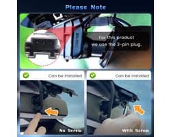 SnelShoppen - DashCam 4K voor VW Tiguan 2018-2024, Autocamera 2160P Video met WiFi, G-sensor, Parkeermodus, Loopopname, 150° Groothoek, Plug & Play, 6
