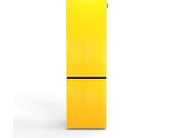 Nunki Large Combi NFA – Koel-vriescombinatie – No Frost – A-klasse – 304 liter – Front Lucid Yellow Gloss