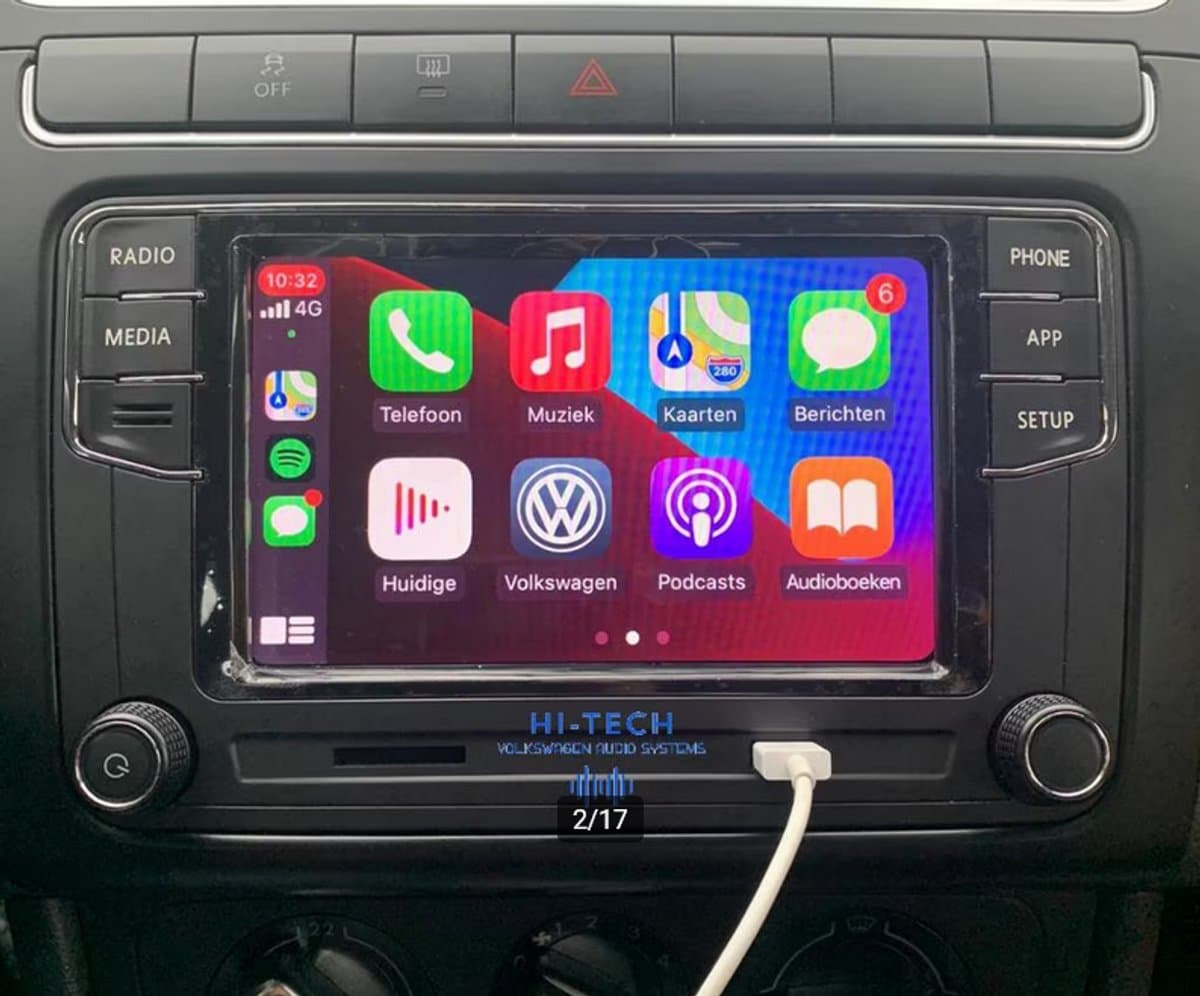 RCD330 / RCD360 autoradio geschikt voor CarPlay geschikt voor Volkswagen | plug & play — afbeelding 1