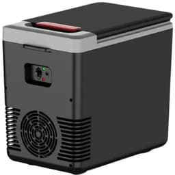 Mini Koelbox 10L – Elektrische Koelbox en Warmhoudbox – 12V voor Auto & 220V voor Thuis – Draagbare Koelkast – Koelen en Verwarmen – Zwart — thumbnail 1