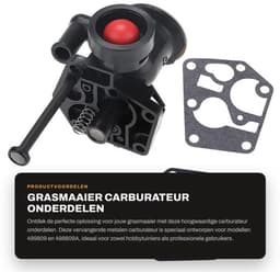 Carburateur Vervangend - Grasmaaier - Hoogwaardige Aftermarket - Duurzaam - 11x8.3x7cm - Inclusief Hardware - Vergaser — thumbnail 1