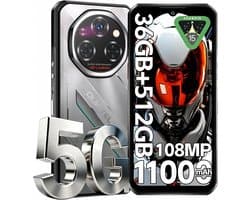 OUKITEL WP62 5G Rugged Smartphone-11000mAh-32GB RAM-512GB ROM-108MP camera-Android 15-IP68/IP69K-OTG