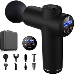Massage Gun – 99 Snelheden – 8 Massagekoppen – LCD Touchscreen – Stil <35 dB – Tot 12 Uur Gebruiksduur — thumbnail 1