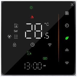 Intelligente Thermostaat - App Gestuurd - Vloerverwarming Instellen - Weekschema Programmering - 108 x 98 cm - Wit — thumbnail 5