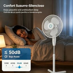 Cventrix Ventilator - Ventilatoren - Ventilator Staand - Statiefventilator - Multifunctionele Staande Ventilator - 125 cm — thumbnail 5
